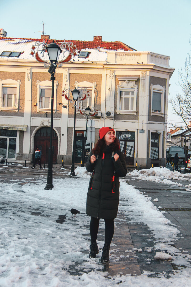 Первая поездка в Сербию, на фото район Белграда- Земун.