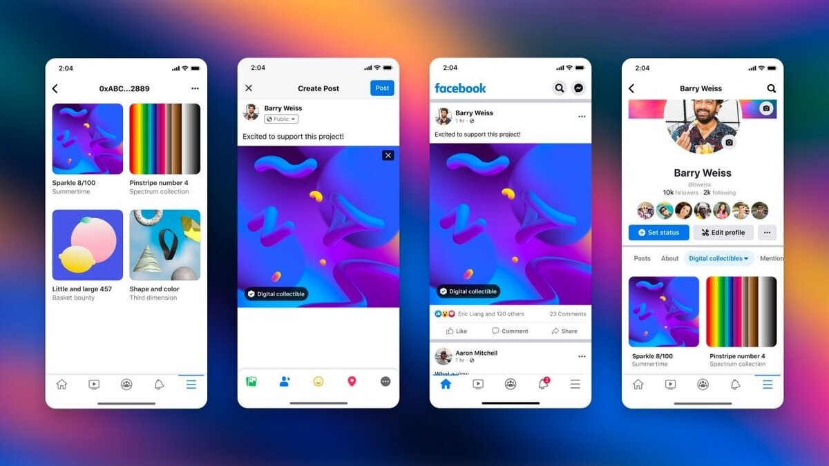 Meta начала тестирование NFT в Facebook