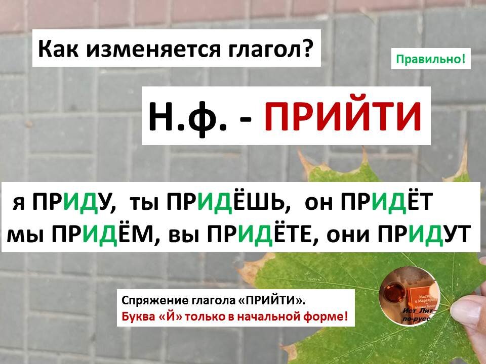 Как правильно пишется придем или прийдем