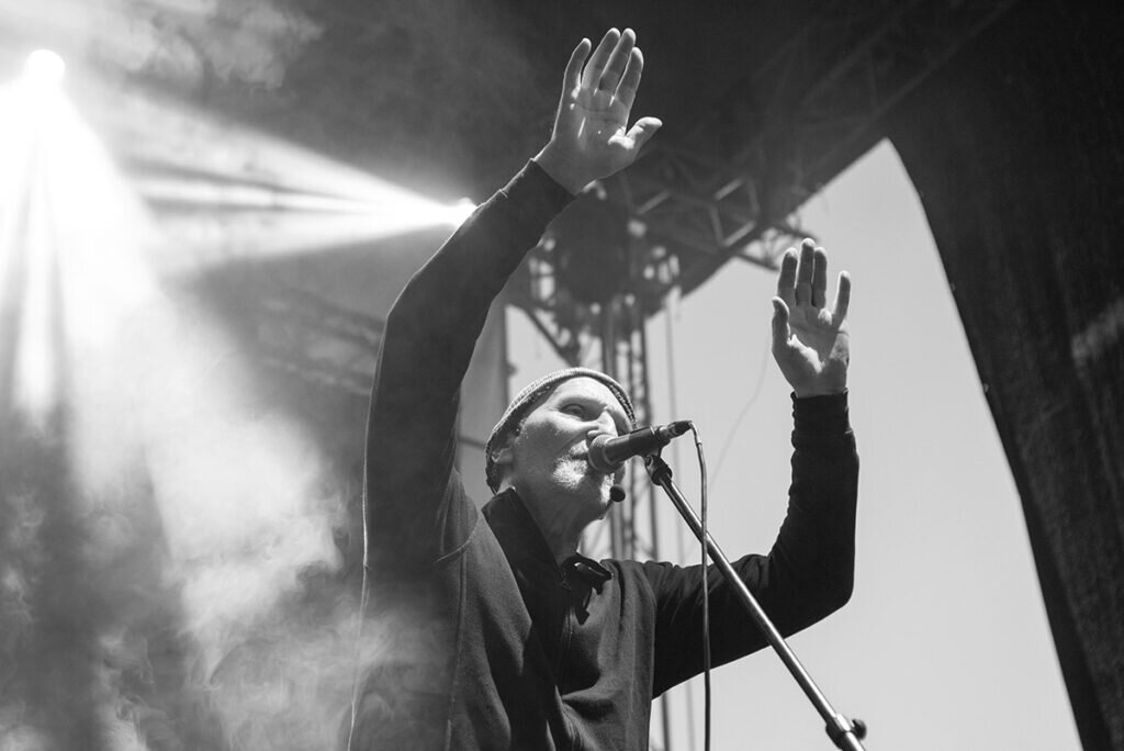 Петр Мамонов на open air фестивале MadSound. 23.07.2017. Фото: Ян Линн/ТАСС|1024pxx684px