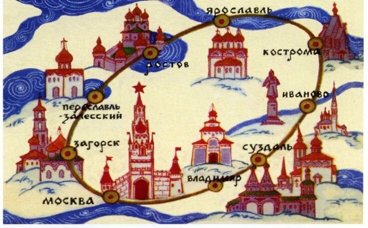 Золотое кольцо. Источник: Pinterest 