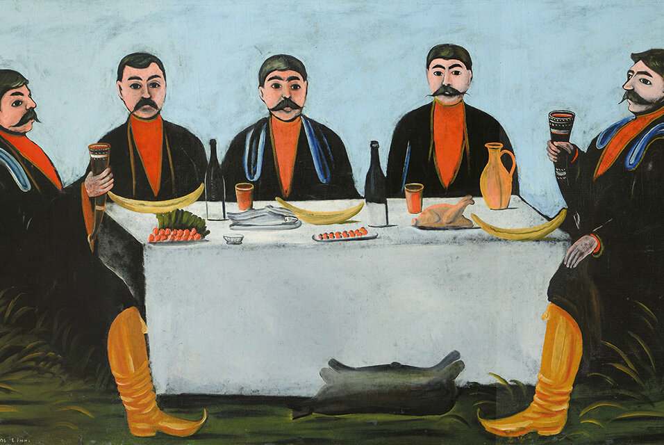 Нико ПИРОСМАНИ Застолье пяти князей Фото: Infinitart Foundation
Источник: artdaily.com
