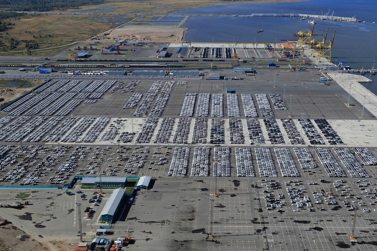 Российский порт в Усть-Луге