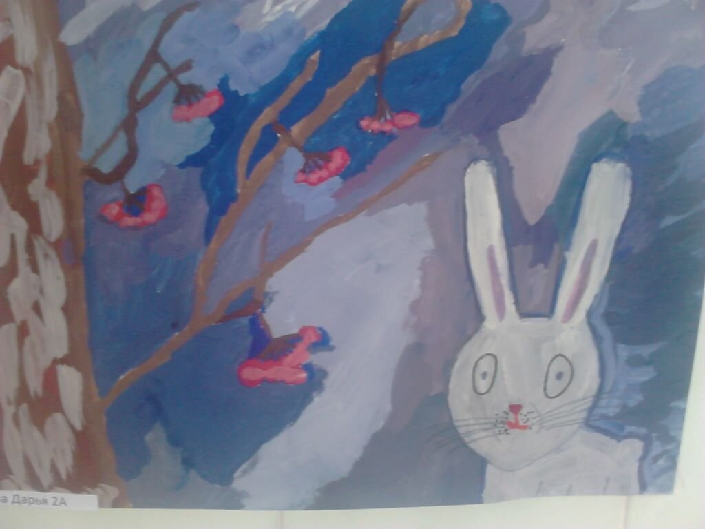 Милый рисунок девочки из 2а класса)) Во втором классе художник уже получает картинку адекватную замыслу