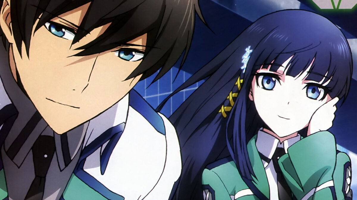Школа магов. Тацуя и Миюки. Mahouka Koukou no Rettousei аниме. Шиба Тацуя. Тацуя Шиба аниме