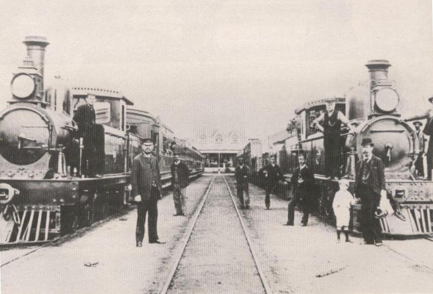 © South African Railways Archives / public domain (Железная дорога Порт-Элизабет – Уитенхаге, построенная на юге Африки, 1882 год)