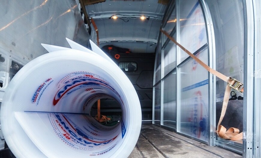 перевозка оцинкованных теплиц с поликарбонатом