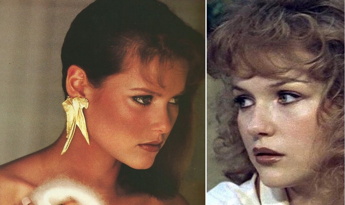Фото из журнала Vogue (December. 1980). Источник - https://www.pinterest.ru/. Кадр из фильма «Чародеи» (1982). Скриншот. Источник - YouTube.