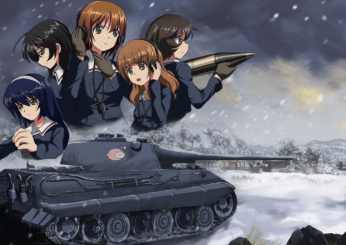 World of tanks в аниме/ Обзор на Girls und Panzer | Думеровский Битард |  Дзен