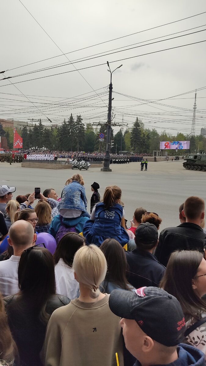 Ежегодный парад в честь Дня Победы 9-го мая. Г. Челябинск.
