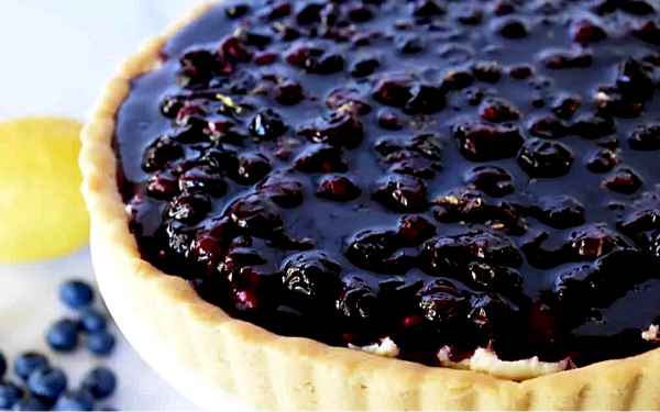 Черничный тарт. Blueberry Tart