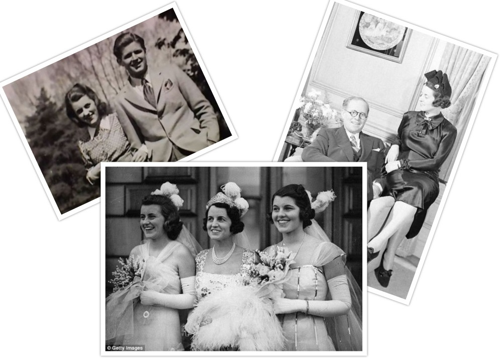 Кэтлин с братом Джозефом. Кэлтин, Роза, Розмари. Кэтлин с отцом