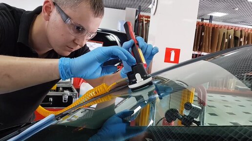 Как устранить сколы на лобовом стекле в Carglass, пробуем на себе, показываем всю правду!