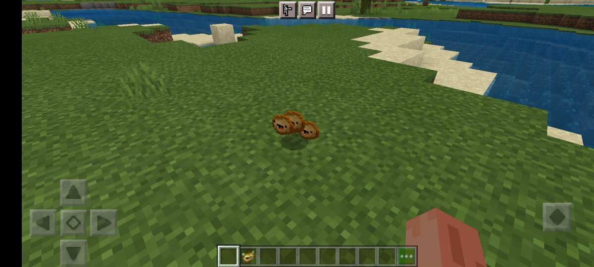 Картошка с рожицей смешной.