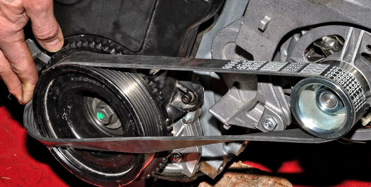 Ремень генератора. Источник фото Яндекс-картинки