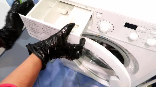 Лоток в стиральной машине всегда будет белоснежным, без желтого налёта ...