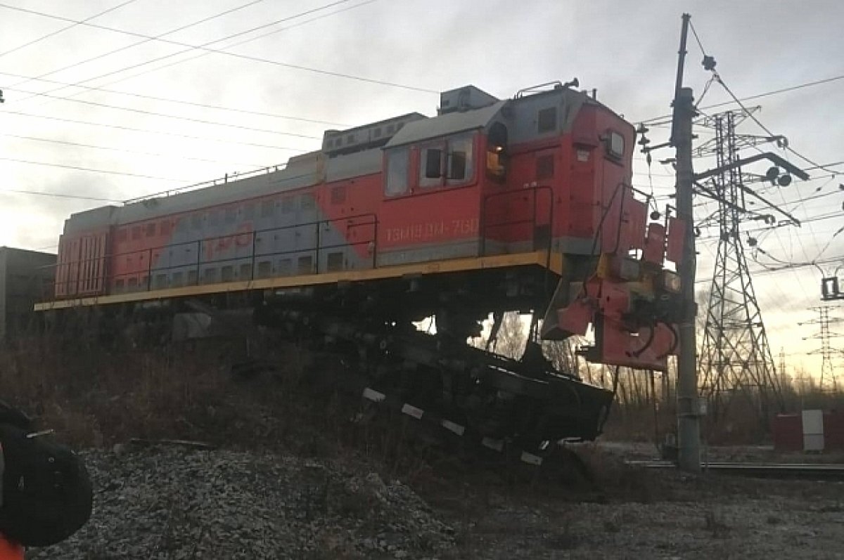    В Первоуральске тепловоз наехал на тупиковую призму