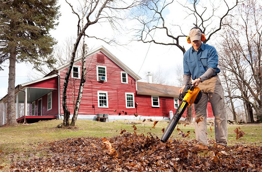 Преимущества использования садового пылесоса