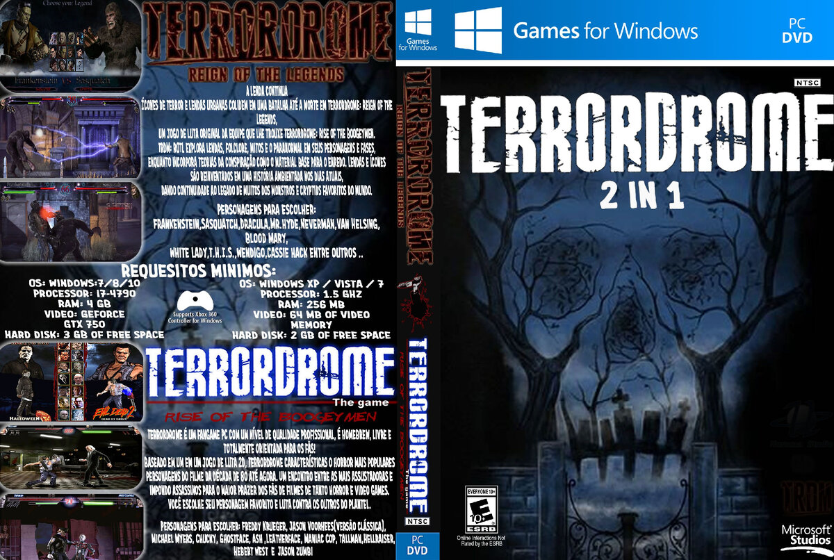 Terrordrome - Horror Fighting ... Reign Of The Legends - Ростер Бойцов ...  | Hard Underground | Дзен