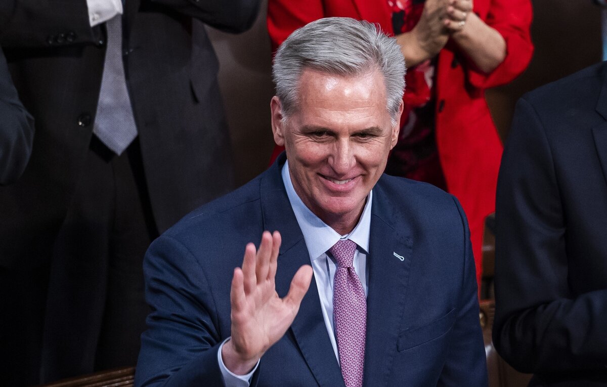    Спикер Палаты представителей США Кевин Маккарти  EPA-EFE/JIM LO SCALZO