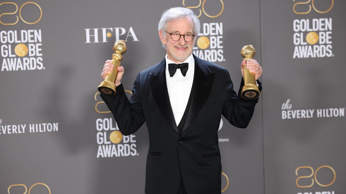    Стивен Спилберг после "Золотого глобуса":Daniele Venturelli / WireImage / Getty Images