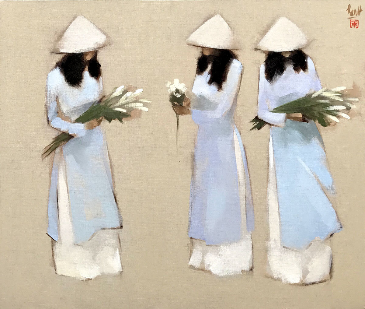 Весна. Источник: https://www.vietnamartist.com/product/the-spring/