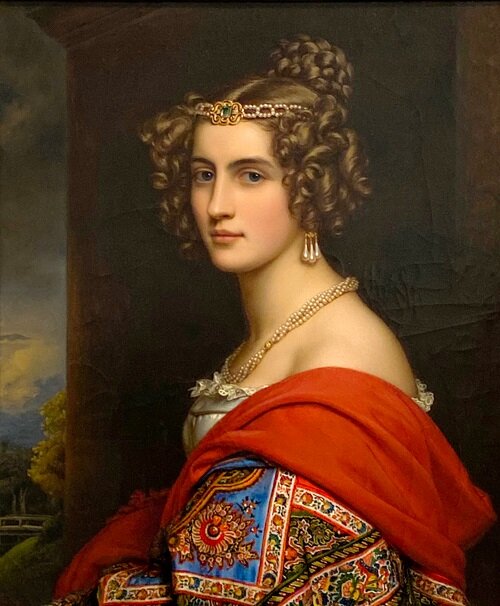 Амалия фон Шинтлинг. 1831 год. Художник Йозеф Карл Штилер.