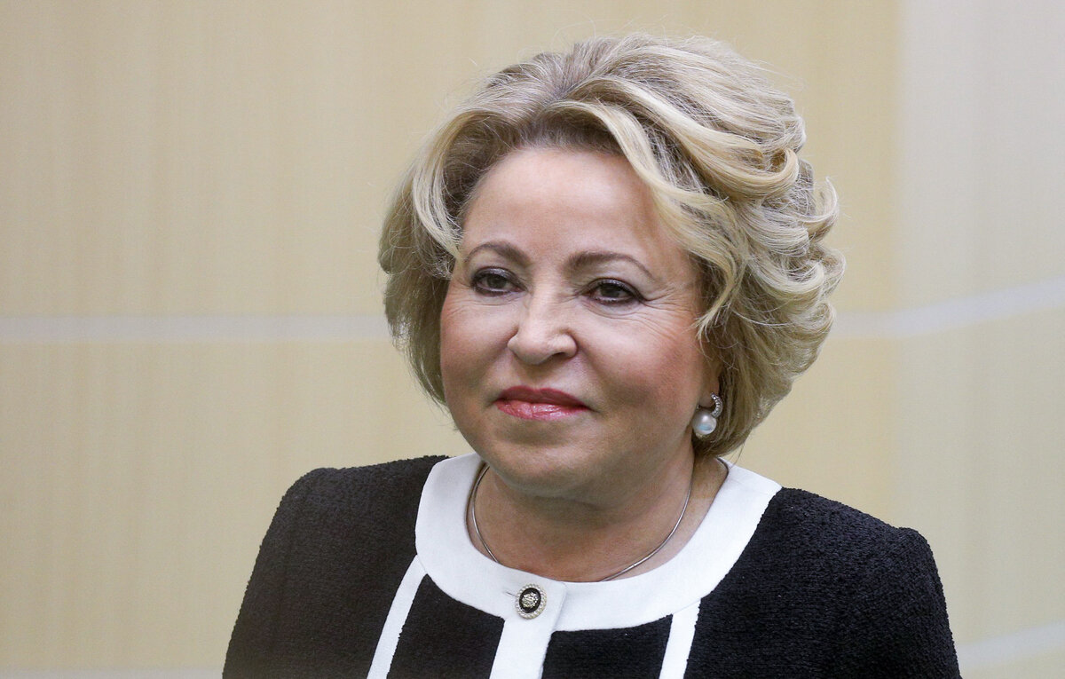    Председатель Совета Федерации Валентина Матвиенко  Пресс-служба СФ РФ/ТАСС