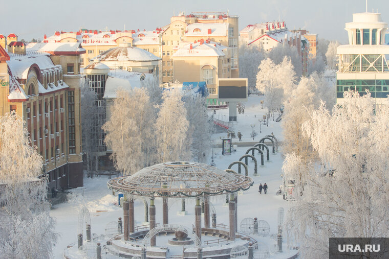    В ХМАО температура воздуха в среднем составит 9-15 градусов ниже нуля