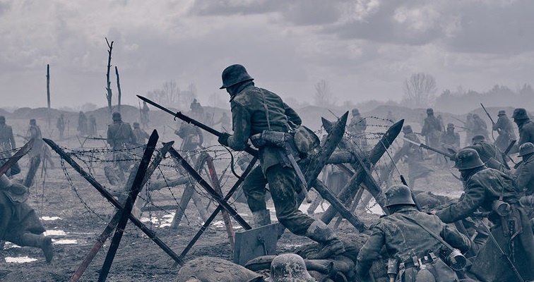 Кадр из фильма "На западном фронте без перемен"