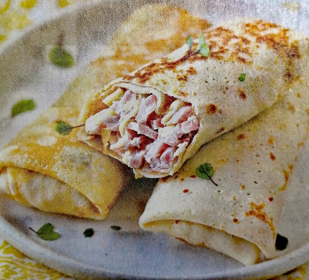 Блины с ветчиной и голландским сыром – Галя Балувана на Соломенке