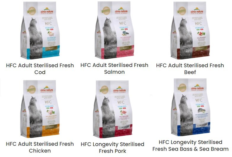 Корм Almo Natural HFC для взрослых стерилизованных кошек