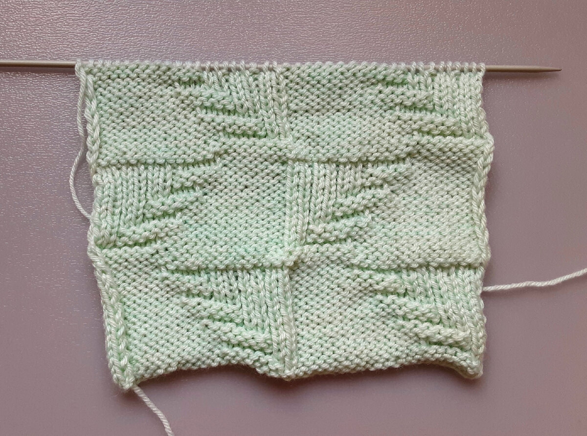 Изнаночная сторона узора.