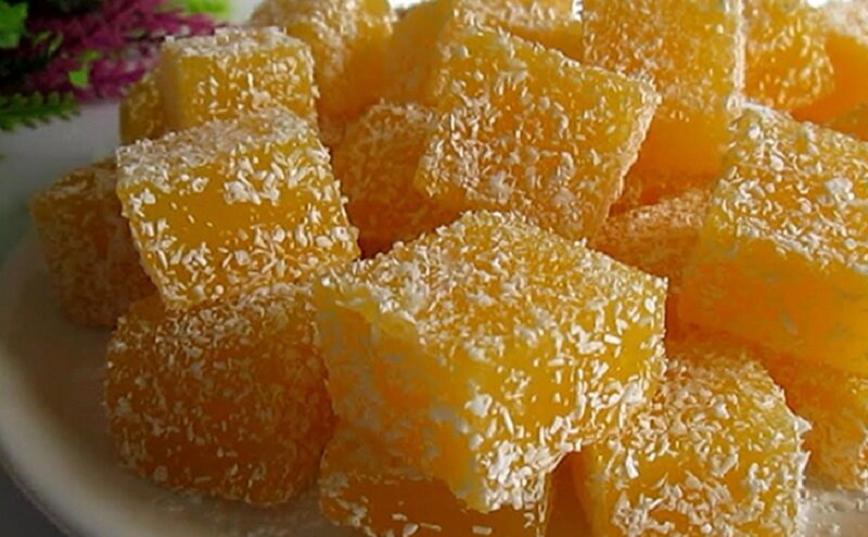 Готовим натуральный апельсиновый рахат-лукум