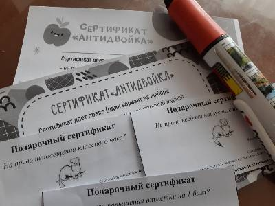 Вот так могут выглядеть сертификаты.