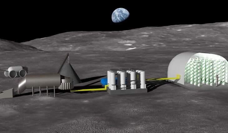   Удобрения можно производить прямо на Луне переработкой реголита