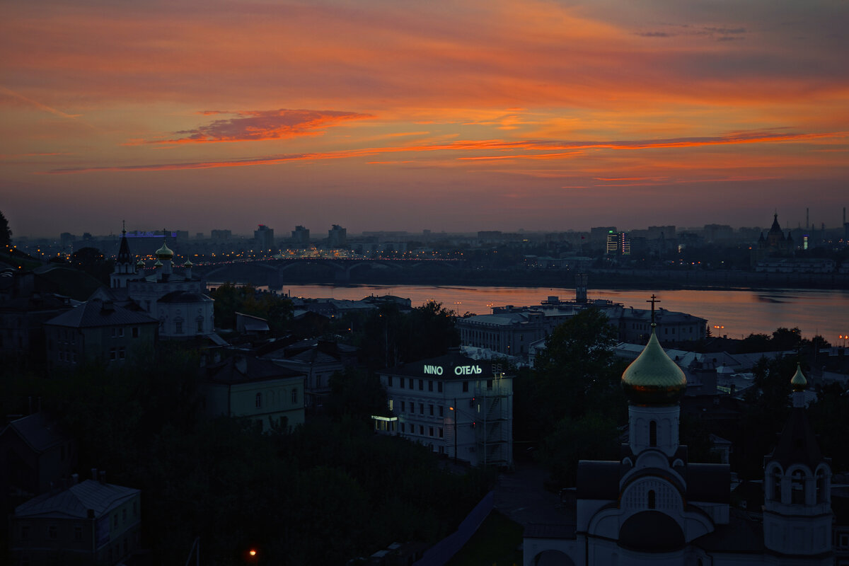 Нижний Новгород на закате
