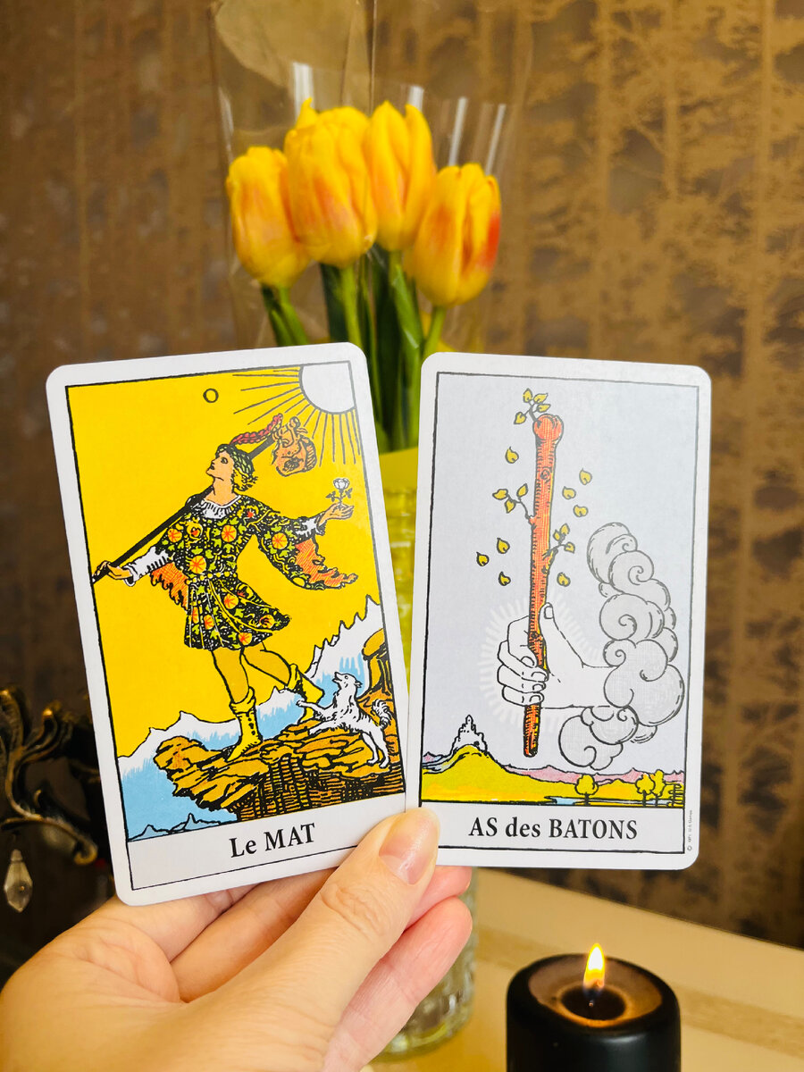 Шут и Туз Жезлов 