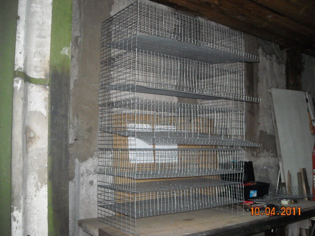 Клетки для перепелов из сварной сетки