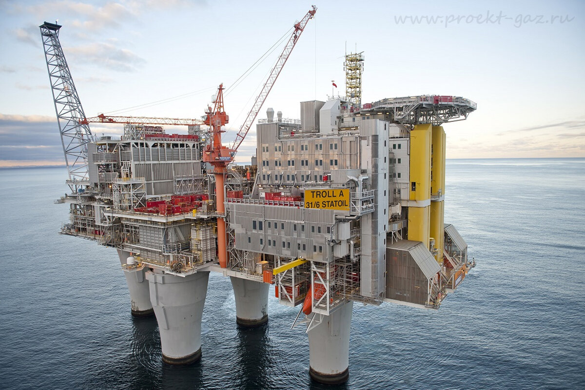 газовая платформа "Тролль А"