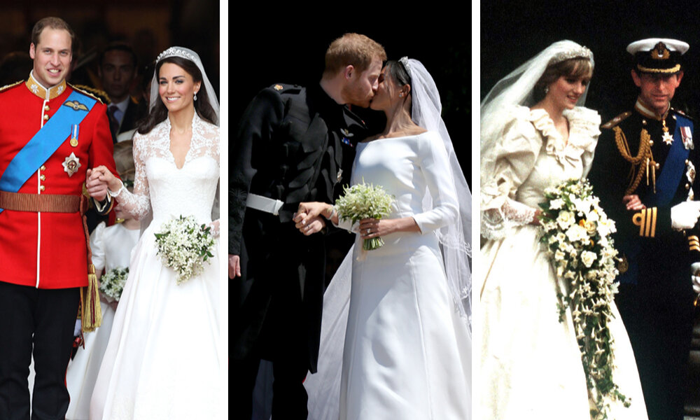 Коллаж: журнал Мэри Клэр. Фото: архив пресс-служб королевской семьи