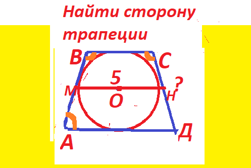 Около трапеции описана окружность периметр 60. Периметр трапеции. Периметр трапеции описанной около окружности. Средняя линия трапеции описанной около окружности. Периметр трапеции через среднюю линию и окружность.