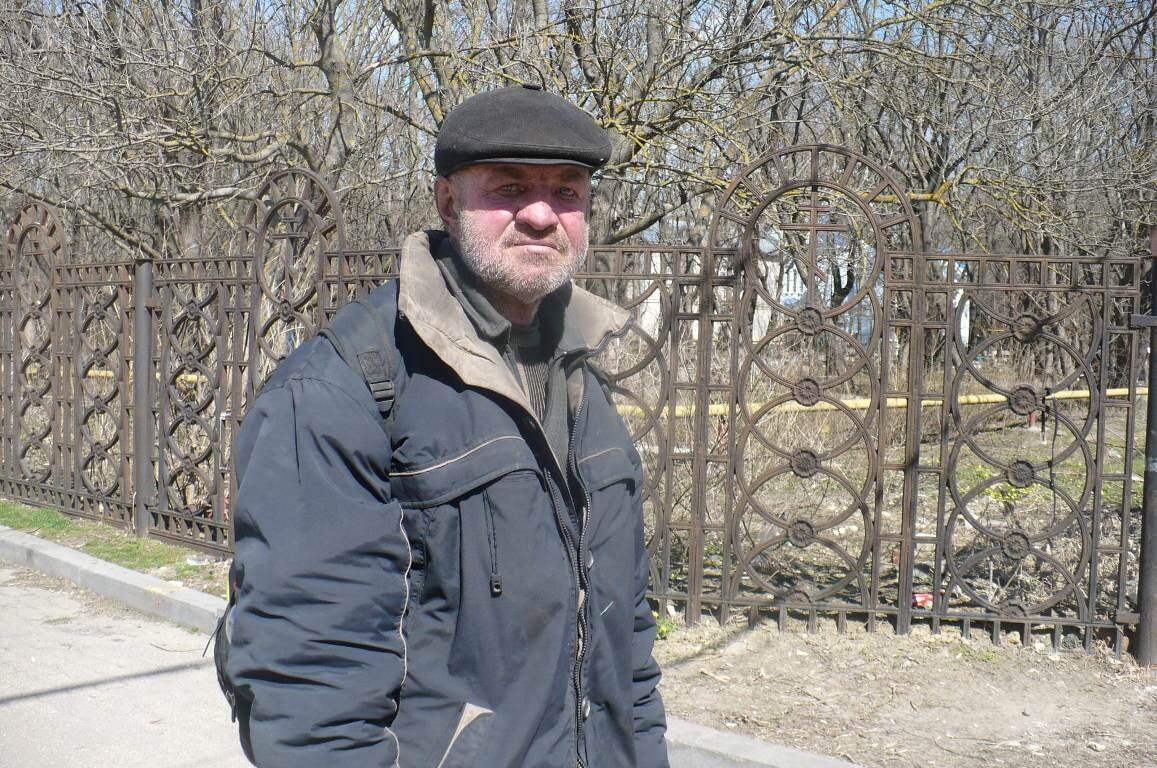 Тот самый Андрей Иванович, состарился на улице раньше времени. Фото автора блога 