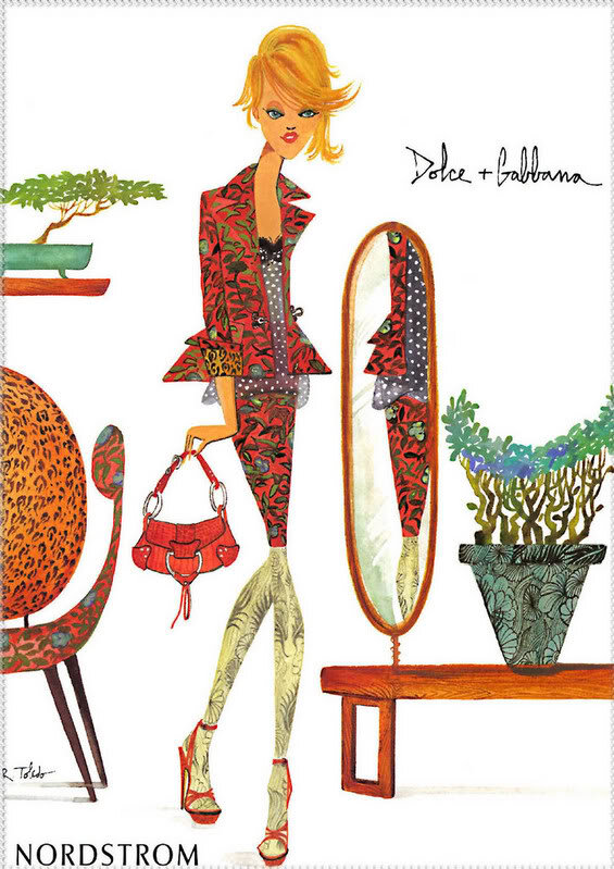 Рисунок Рубена Толедо. Фото Ruben Toledo