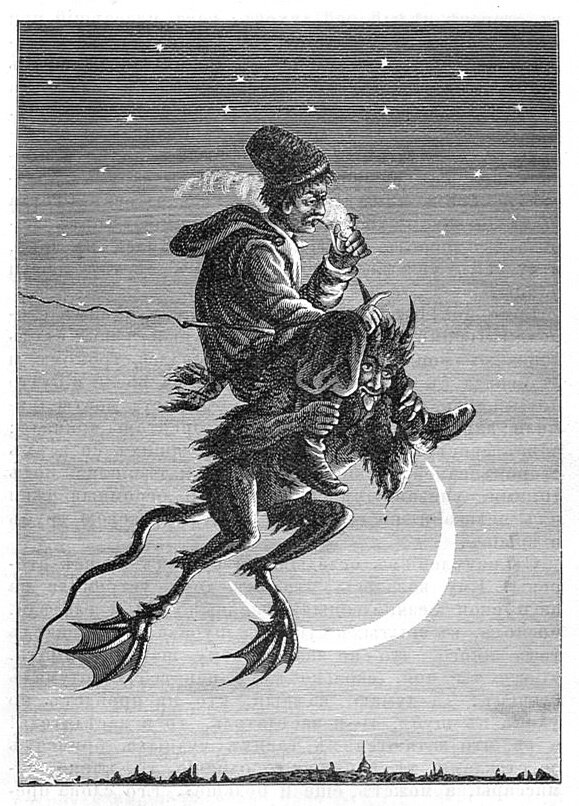  Ночь перед Рождеством В преддверии Нового года мне очень бы хотелось рассказать об очередном классике - Николае Гоголе - и его прекрасном произведении “Ночь перед Рождеством”, которое мы хотели...-2