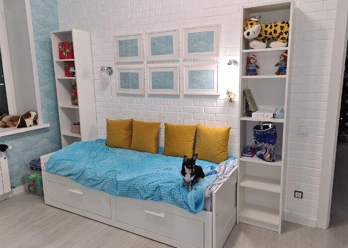 стена хоть и декоративная, но дует с неё хорошо