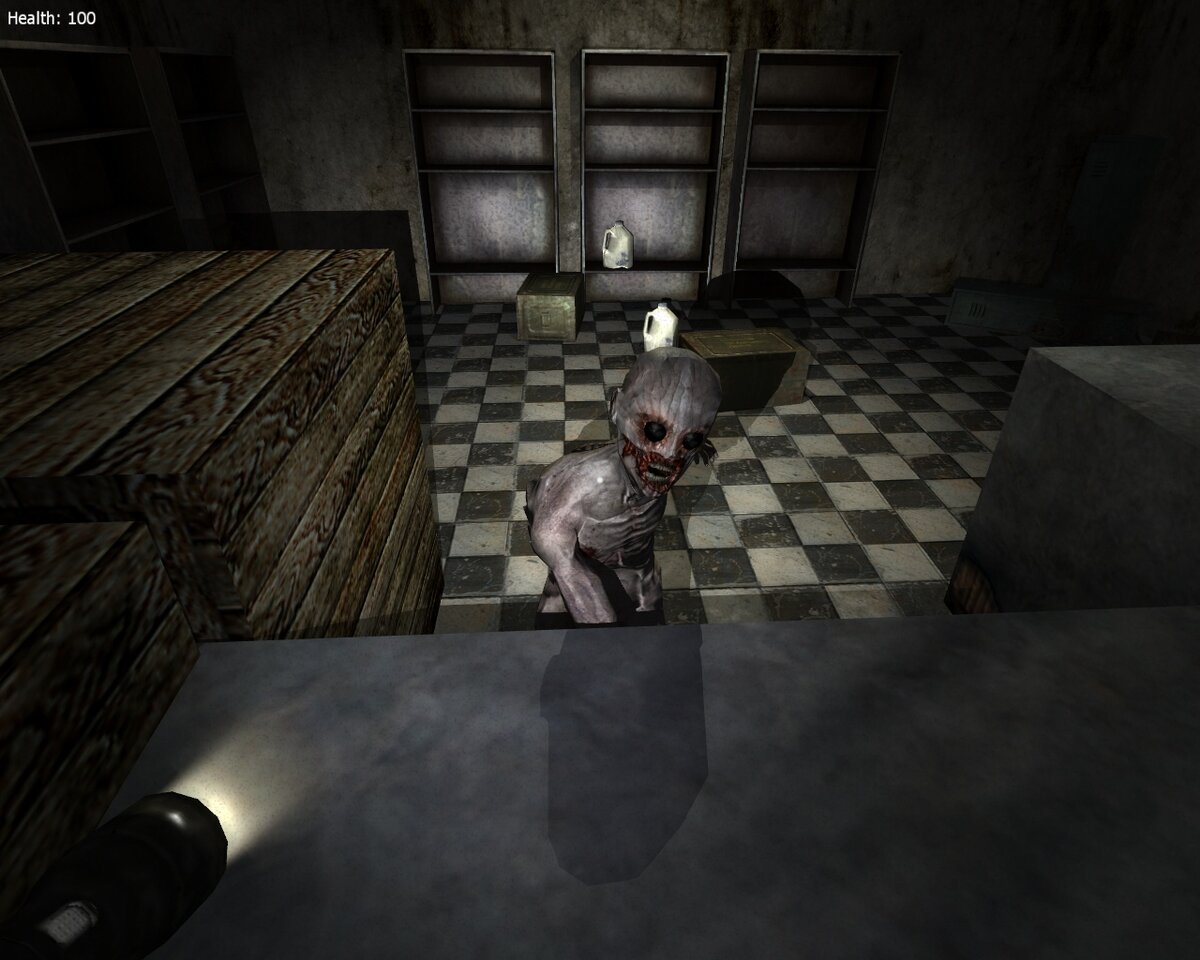 Графика в игре значительно устаревшая по современным меркам, но это делает игру только более атмосферной и страшной.