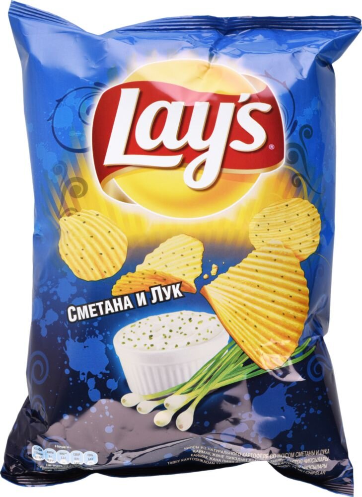 Lays-чипсы хопошего качества, довольно не дешовые, но вкус полностью оправдывает цену. Хорошо хрустят, вкусные, не дешевые, можно поесть как одному, так и с друзьями(если они у вас есть) а если нет то можно с родственниками.                                                                          