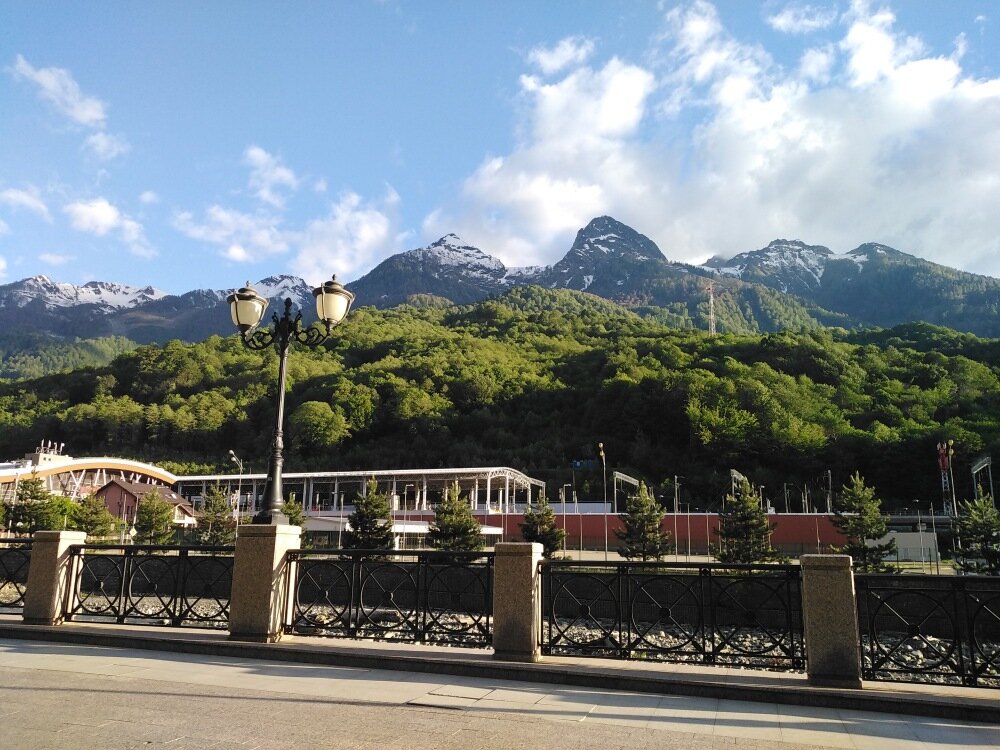 Виды на хребет Аибга. Фото автора