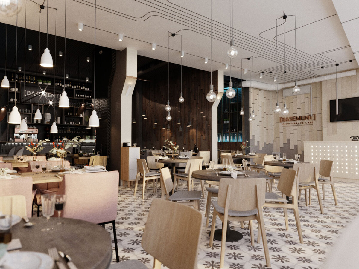 Проект кафе BASEMENT | kuznetsovanton.ru
